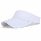 Unisex Solid Color Sun Protection Sports Cap - Lightweight Outdoor Visor for Baseball, Tennis, Golf, and Casual Wear