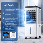 Răcitor de aer 3-în-1 – ventilator, răcire și umidificare într-un singur aparat