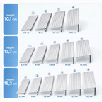 Lightweight Aluminum Threshold Ramp for Safe Barrier-Free Access