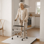 Lightweight Aluminum Threshold Ramp for Safe Barrier-Free Access