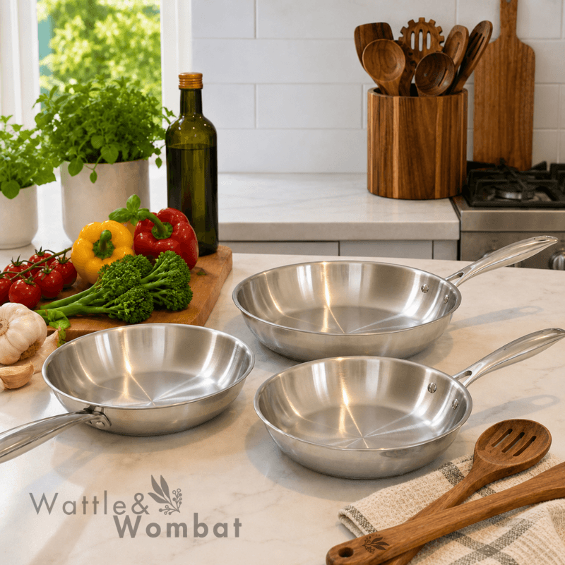 Premium Stainless Steel Everyday Pans