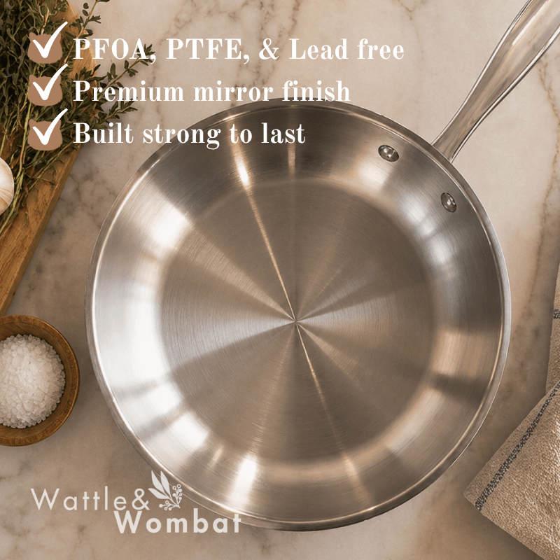 Premium Stainless Steel Everyday Pans