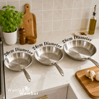 Premium Stainless Steel Everyday Pans
