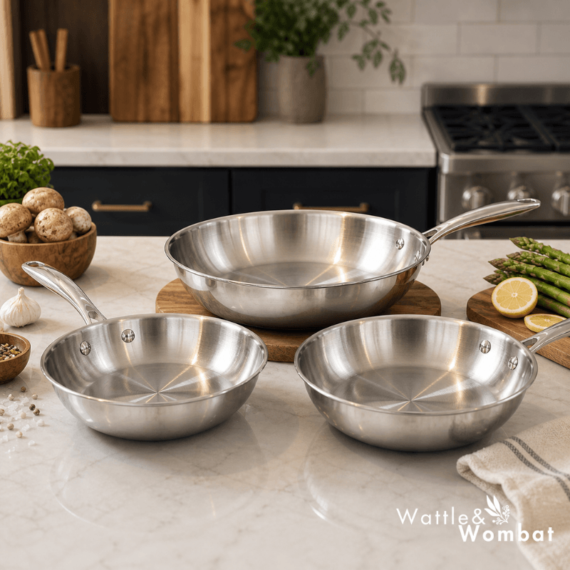 Premium Stainless Steel Everyday Pans