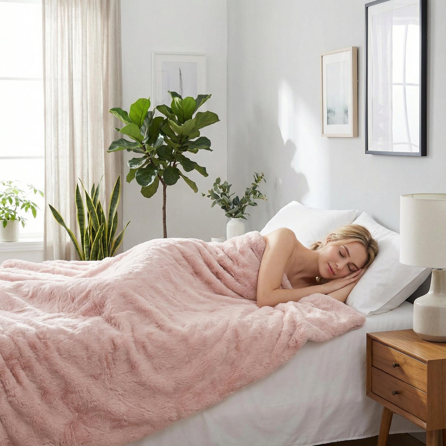 Blød Koralfleece Kanin Plystæppe Kollektion