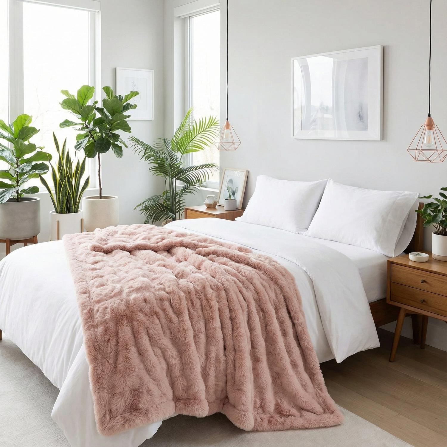 Blød Koralfleece Kanin Plystæppe Kollektion