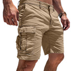 Leichte Baumwoll-Cargoshorts mit Taschen für Herren – ganztägiger Komfort