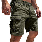 Leichte Baumwoll-Cargoshorts mit Taschen für Herren – ganztägiger Komfort
