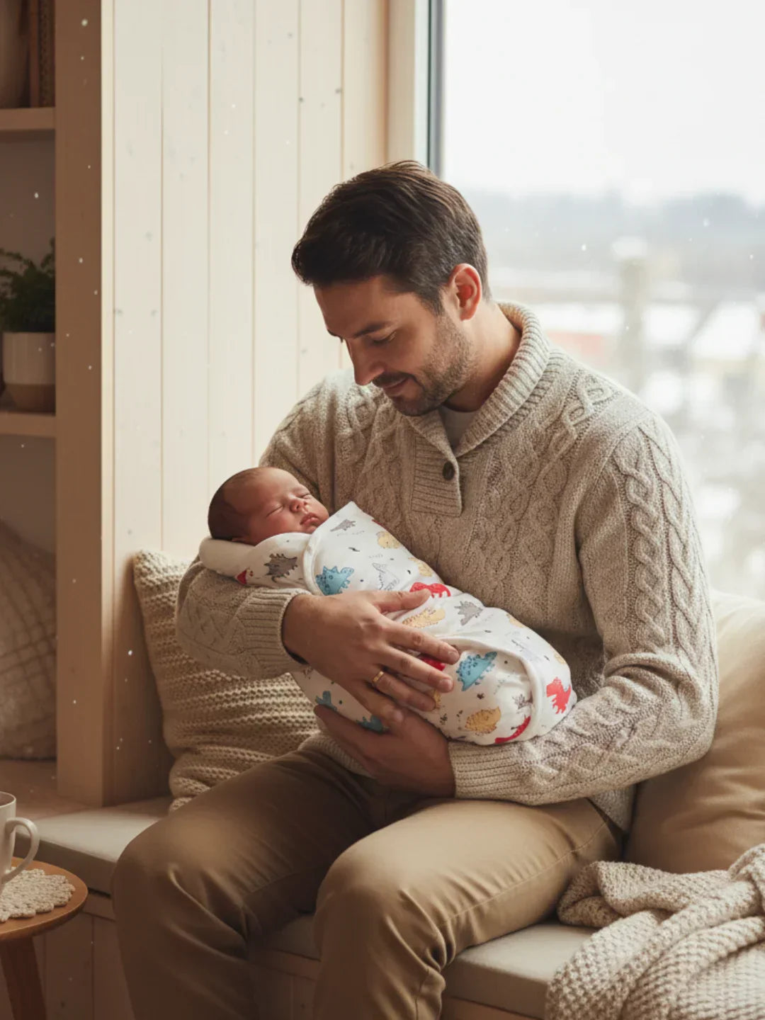 Pure Cotton Swaddling Blanket For Babies And Infants
