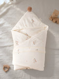 Cotton Swaddling Blanket 600g For Baby Sleep Essentials
