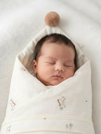 Cotton Swaddling Blanket 600g For Baby Sleep Essentials