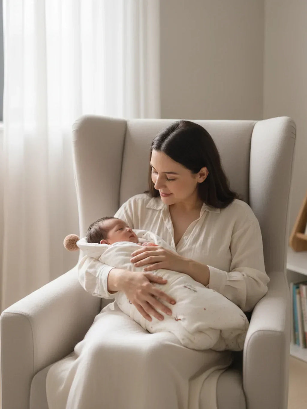 Cotton Swaddling Blanket 600g For Baby Sleep Essentials