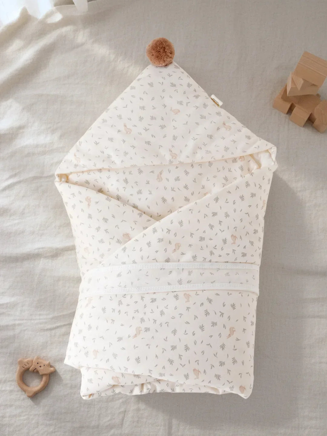 Cotton Swaddling Blanket 600g For Baby Sleep Essentials