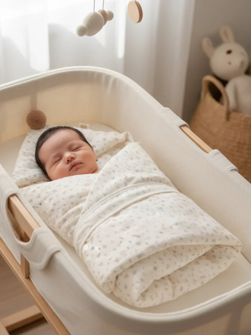 Cotton Swaddling Blanket 600g For Baby Sleep Essentials