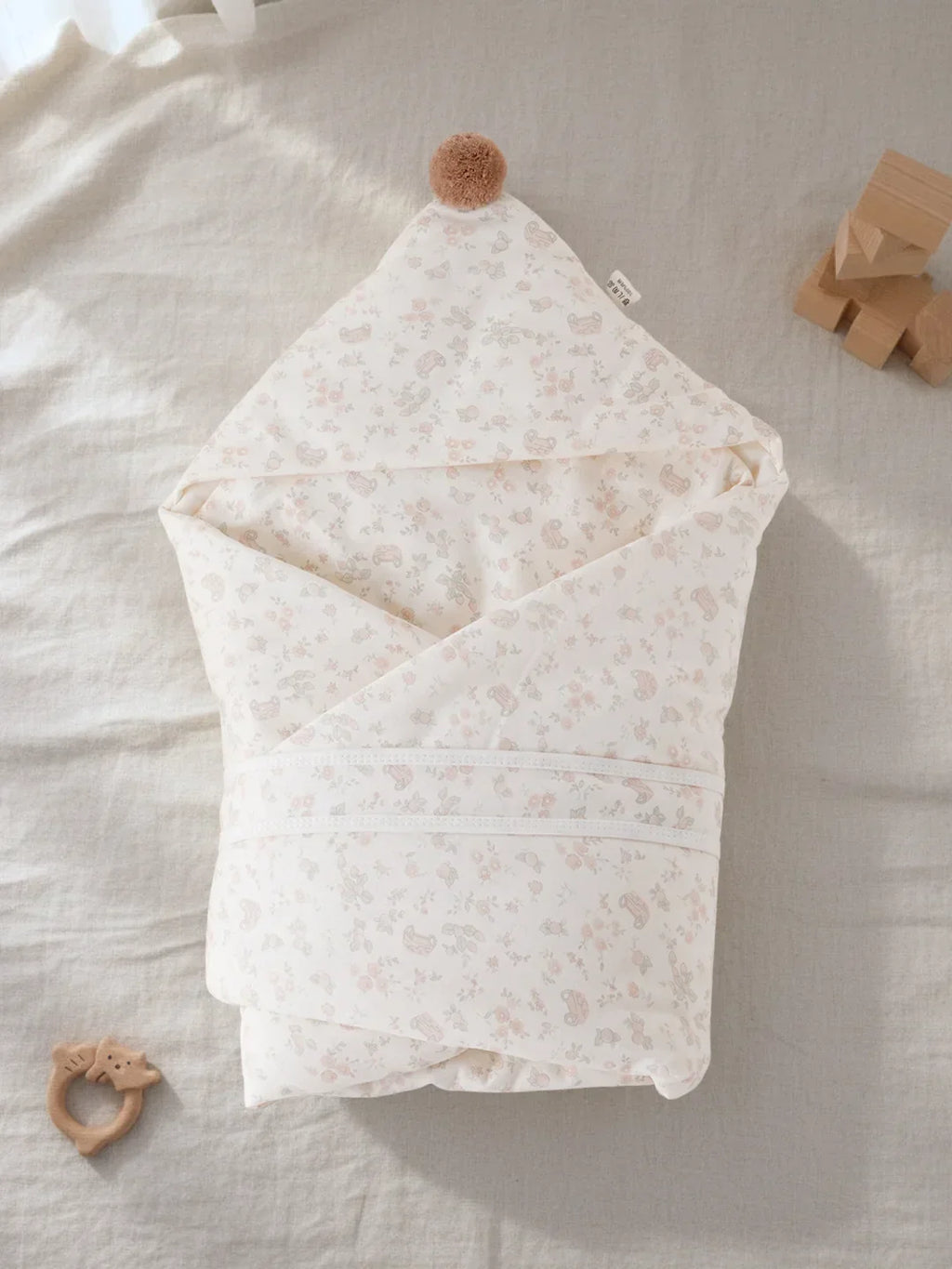 Cotton Swaddling Blanket 600g For Baby Sleep Essentials