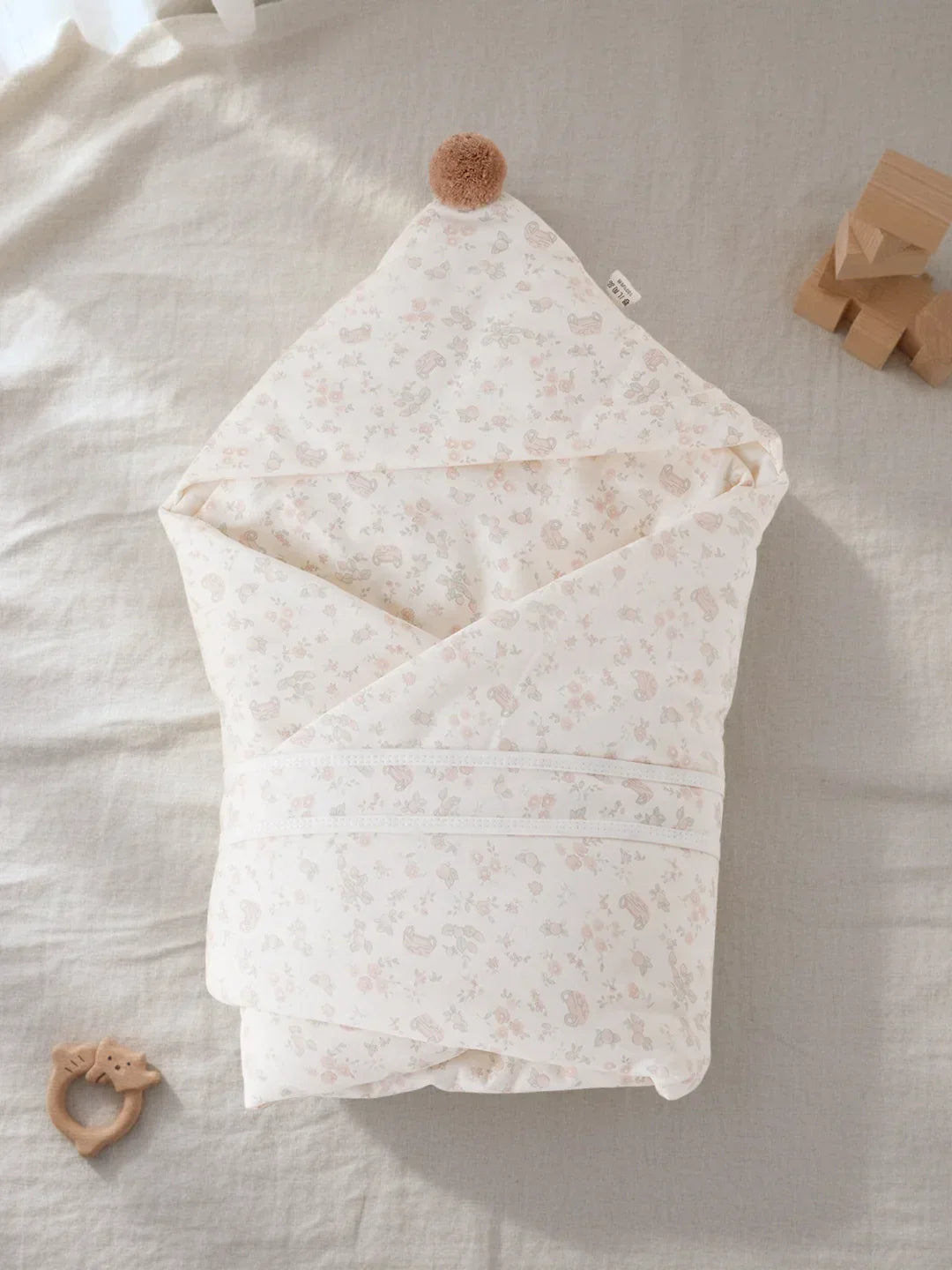 Cotton Swaddling Blanket 600g For Baby Sleep Essentials