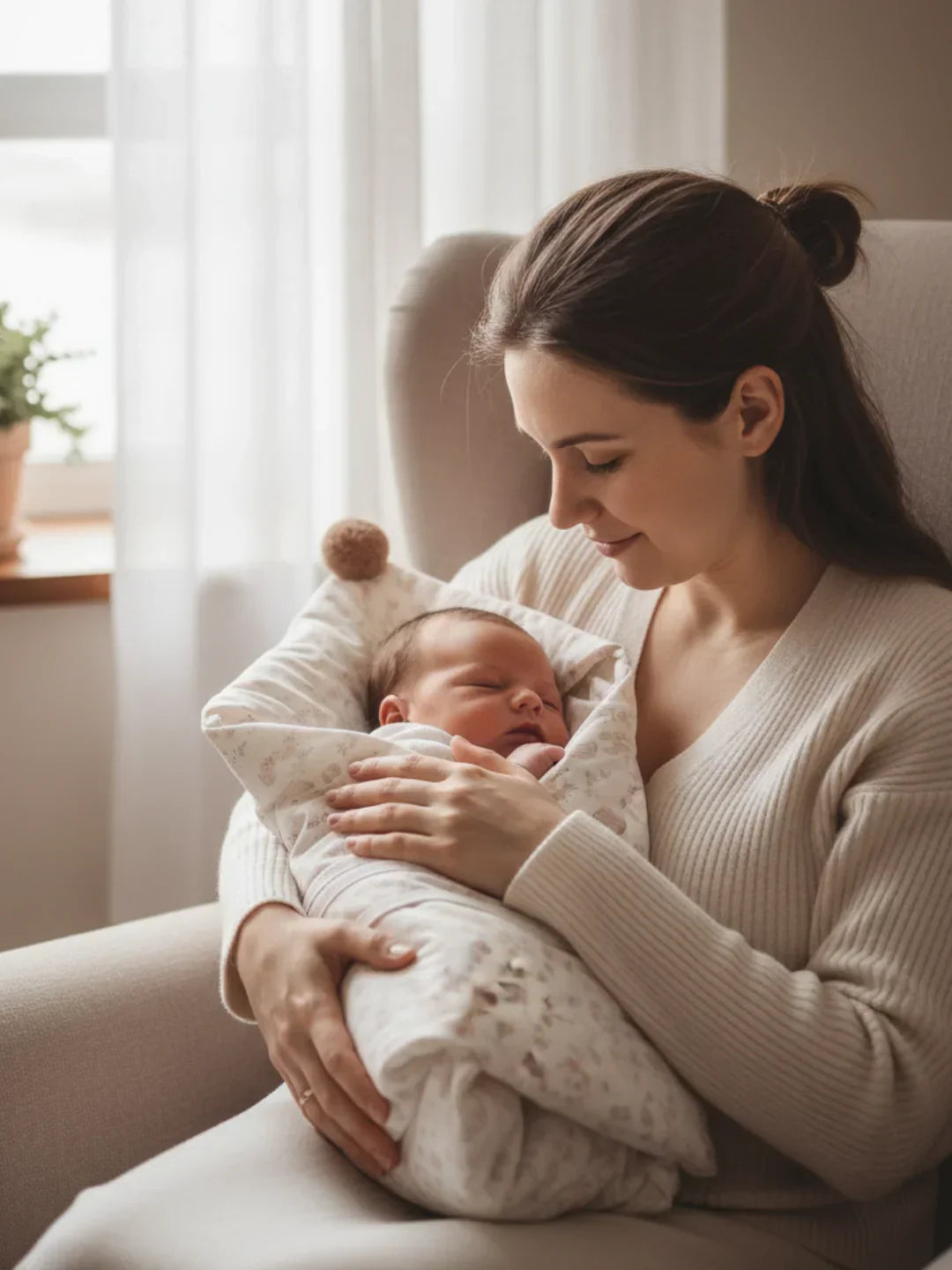 Cotton Swaddling Blanket 600g For Baby Sleep Essentials