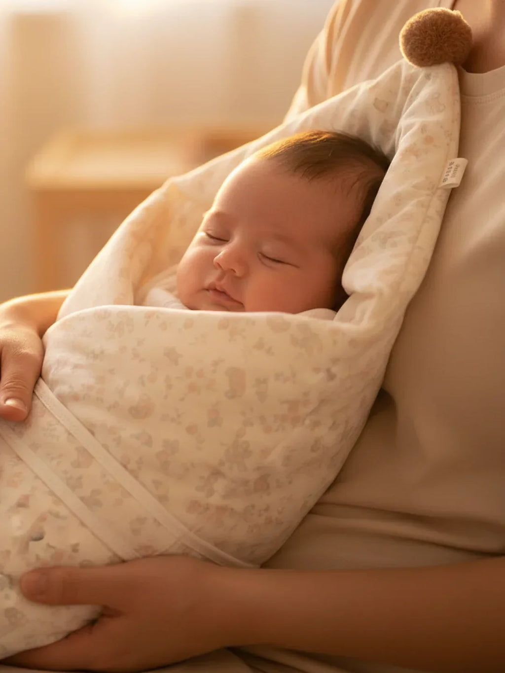 Cotton Swaddling Blanket 600g For Baby Sleep Essentials