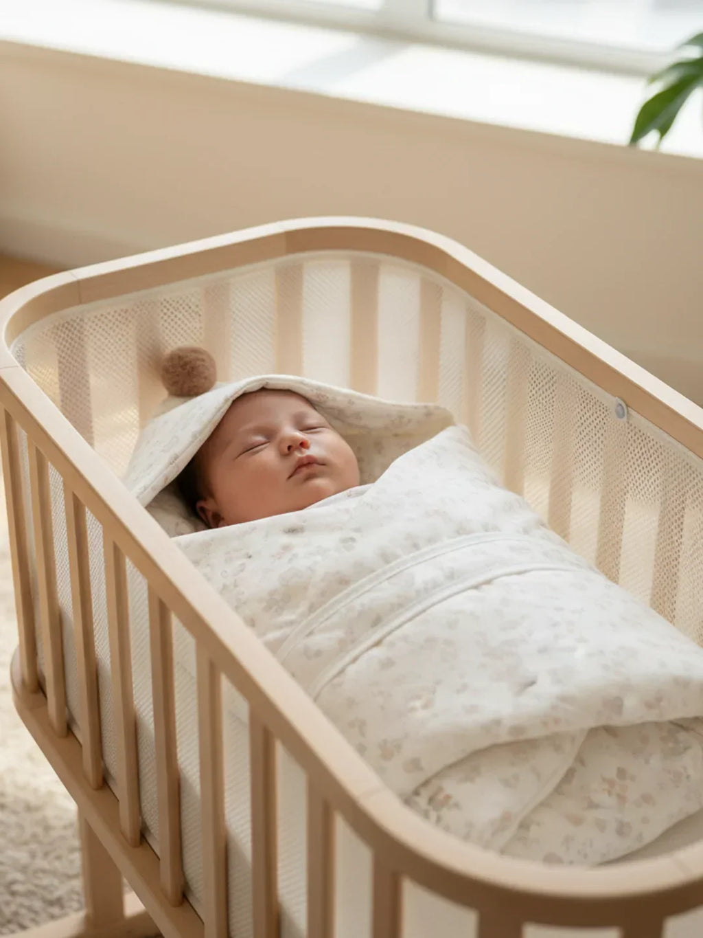 Cotton Swaddling Blanket 600g For Baby Sleep Essentials