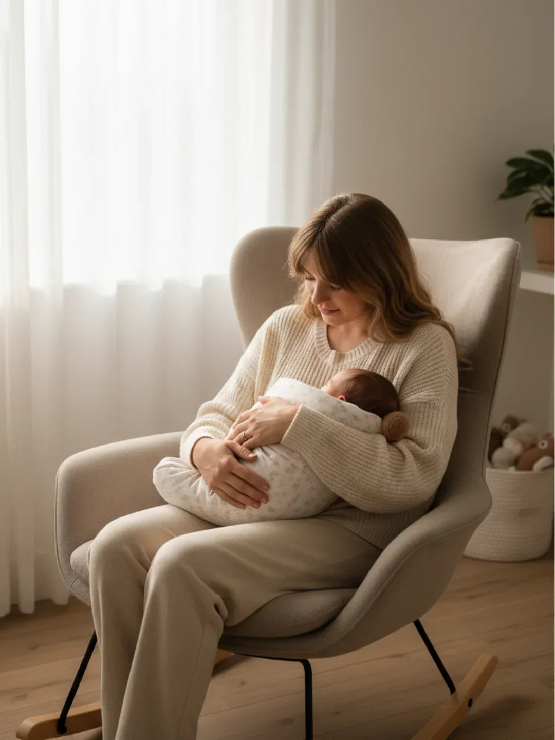 Cotton Swaddling Blanket 600g For Baby Sleep Essentials