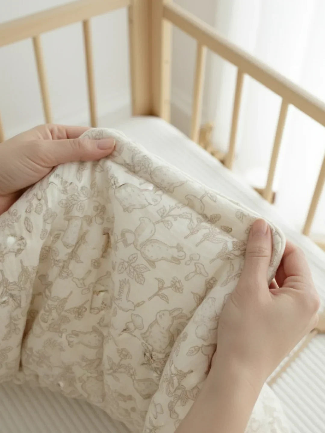 Cotton Swaddling Blanket 620g For Babies And Newborns