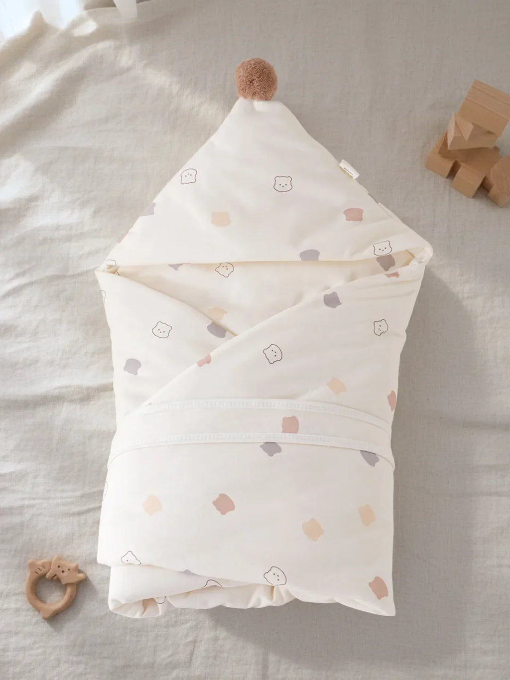 Cotton Swaddling Blanket 600g For Baby Sleep Essentials