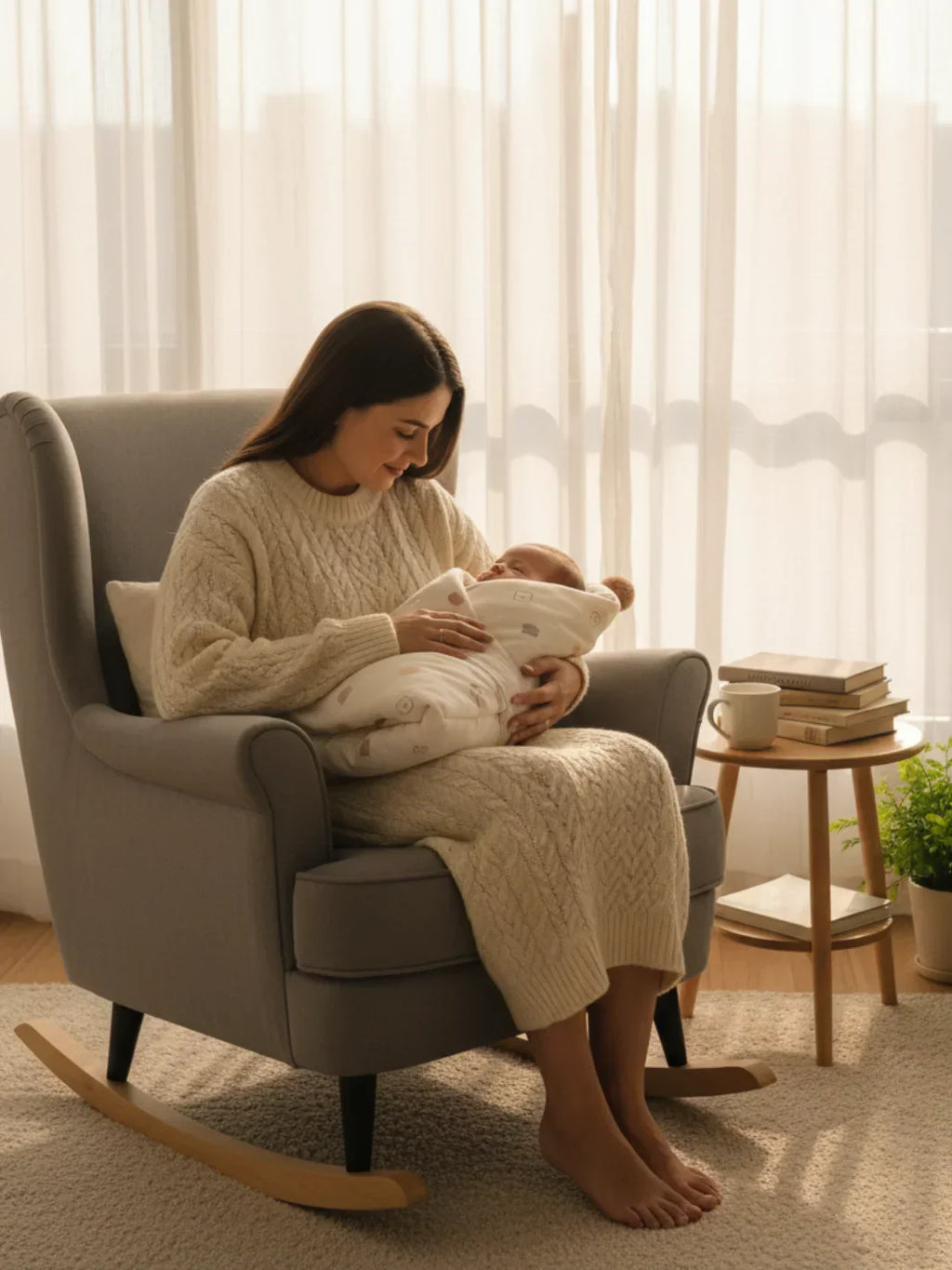 Cotton Swaddling Blanket 600g For Baby Sleep Essentials