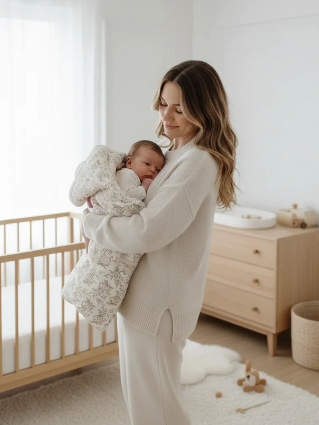 Cotton Swaddling Blanket 620g For Babies And Newborns
