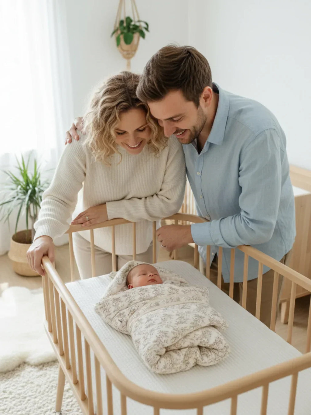 Cotton Swaddling Blanket 620g For Babies And Newborns
