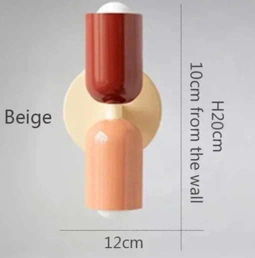 ضوء حائط كريم جلو من فيلورانوفا للإضاءة المحيطة الأنيقة