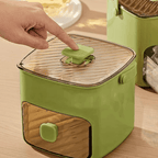 Compact ice machine for fresh ice cubes in minutes