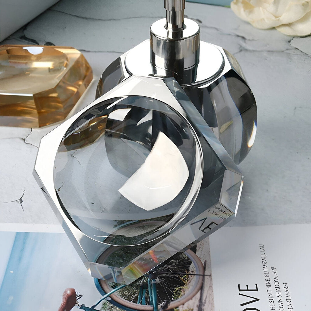 LumaGlass Kristályüveg Fürdőszobai Kiegészítő Szett Elite