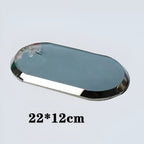 LustreEdge クリスタルガラス バスアクセサリーセット インテリアを格上げ