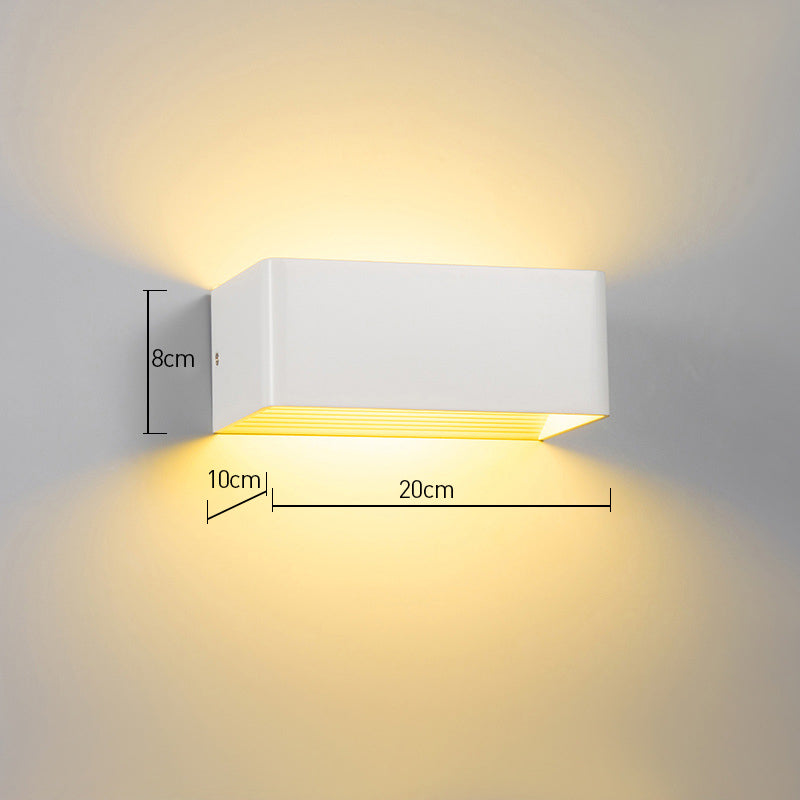 Cubbon LED Wall Lamp Compact Modern Design White