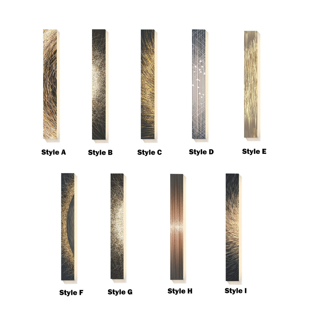 Ardena Leinwand Streifen Wandleuchte