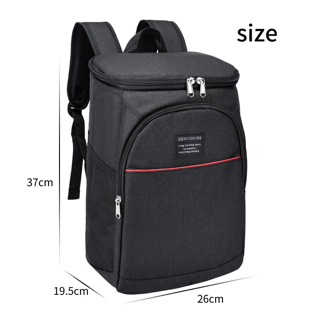 20L cooler backpack with strong insulation for long trips