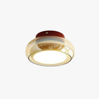 LumaNova Vintage Glas Infälld Taklampa i Cognac Band
