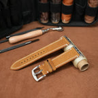 Bracelet en cuir vintage de luxe Avela pour Apple Watch | Petprovac