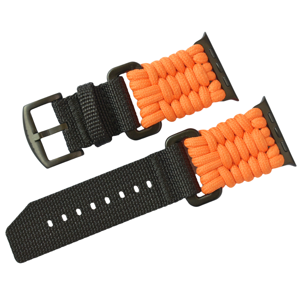 Bracelet en nylon tissé TrailMate pour Apple Watch