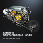 بكرة صيد Petprovac 300 موديل منخفض الارتفاع للبث بالطعوم