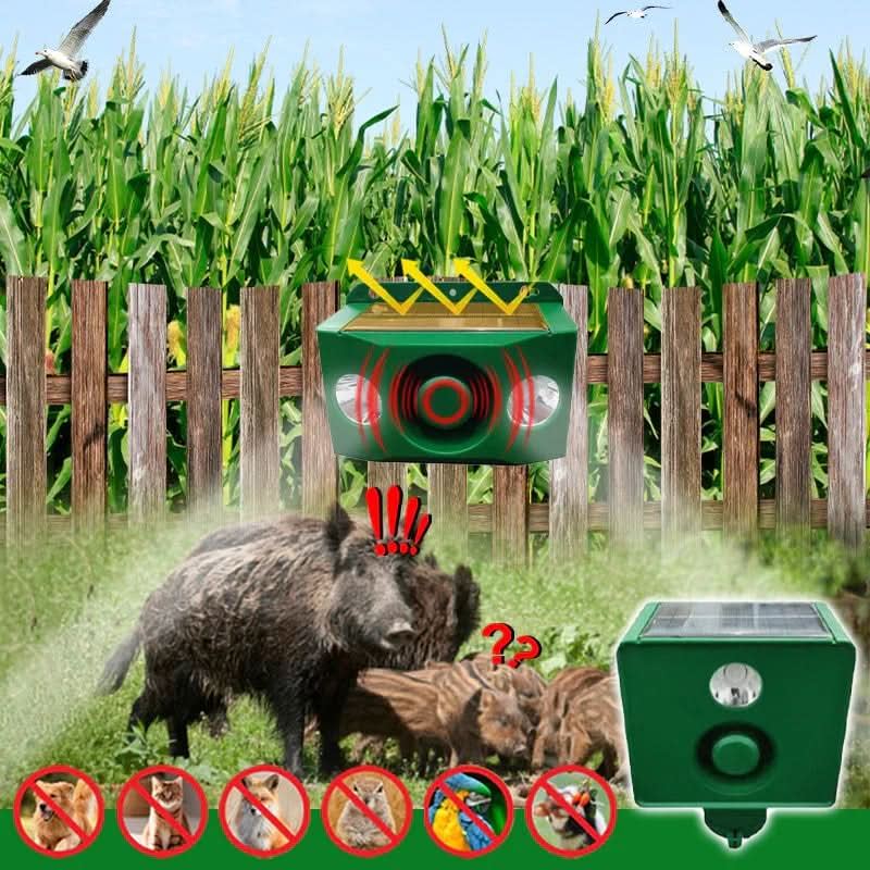 Animal defense alarm lights with loud alarm signal