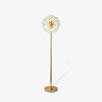 Meadow Bloom Crystal Floor Lamp With Luxury Gold Finish