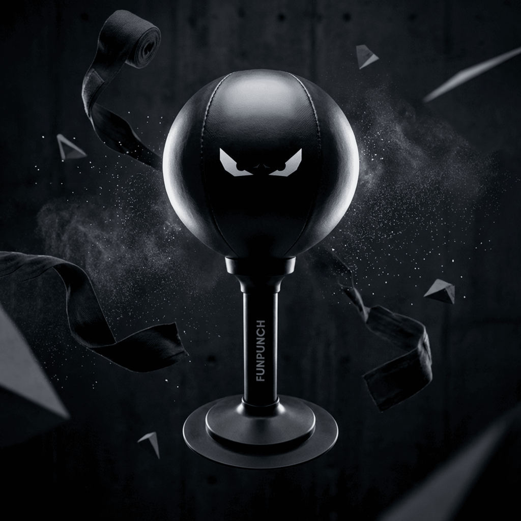 Portable Desktop Punching Bag for Daily Stress Relief