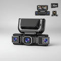 360-Grad-Dashcam mit vier Kanälen, Full HD, WLAN, Nachtsicht