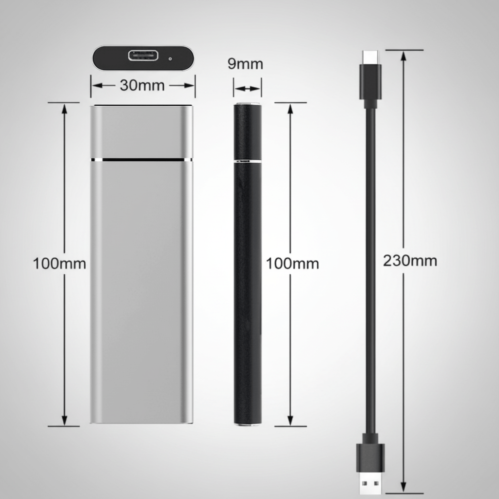Pen USB Compacto para Backup Rápido de Dados e Armazenamento de Ficheiros