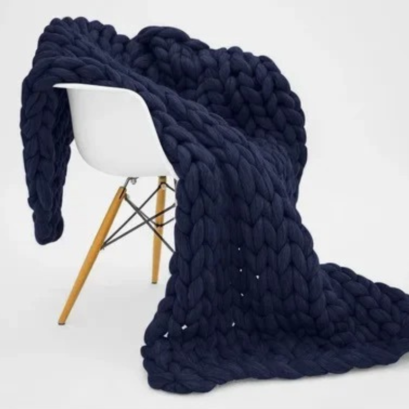 Nora Vægtet Økologisk Bomulds Tæppe, Åndbart, Vaskbart