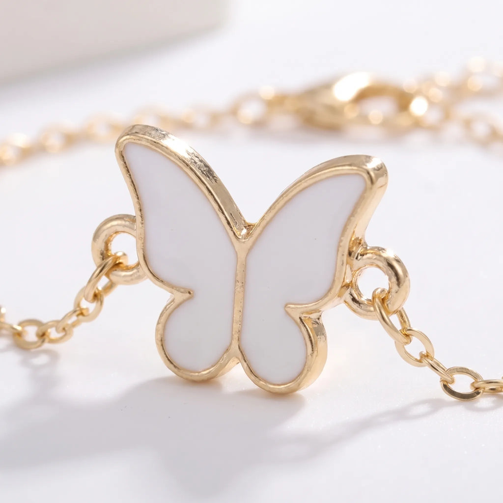 Delicate Butterfly Charm Chain - Fluttena