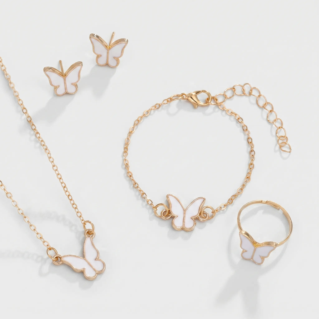 Delicate Butterfly Charm Chain - Fluttena