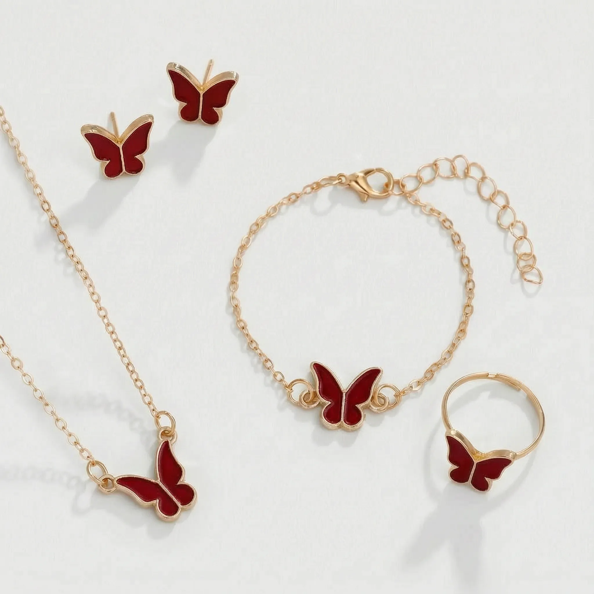 Delicate Butterfly Charm Chain - Fluttena