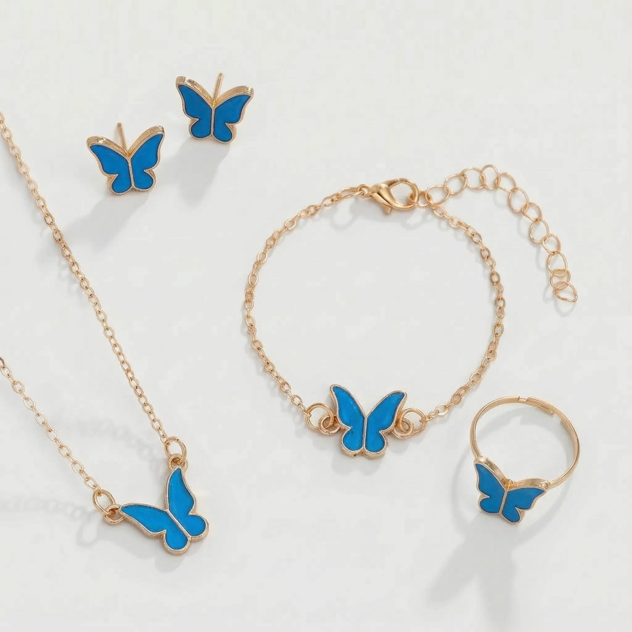 Delicate Butterfly Charm Chain - Fluttena